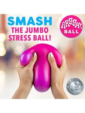 Large Arrggh Color Changing Squishy Stress Ball